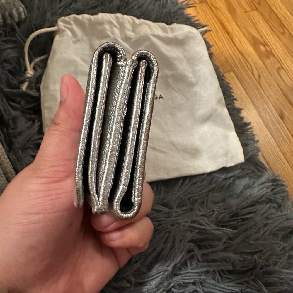 EUC Silver Balenciaga Wallet - Picture 3 of 11